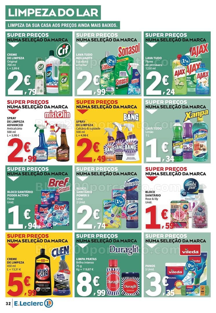 Antevisão Folheto E-LECLERC Promoções de 10 a 16 setembro